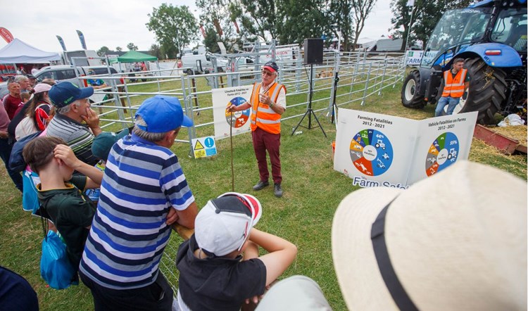 Successful Double Ministerial Launch of Farm Safety Live at the Tullamore Show 2022